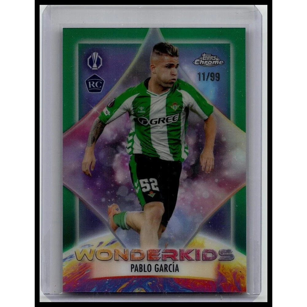 2025-26 Topps Chrome UEFA Pablo García #WK-16 Betis Wonderkids